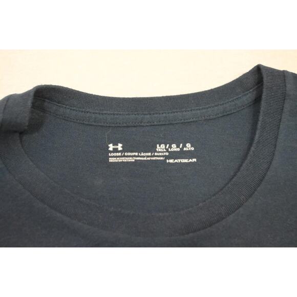 Under Armour Gym Shirt HeatGear Loose Performance Athletic Mens Sz Large Tall LT - Picture 6 of 8